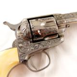 c.1888 Colt SAA Frontier Six Shooter .44-40 Revolver New York Engraved w/Letter - 4 of 12