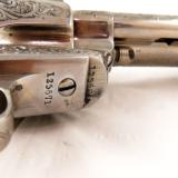 c.1888 Colt SAA Frontier Six Shooter .44-40 Revolver New York Engraved w/Letter - 8 of 12