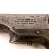 Antique Brown Mfg Co. Southerner Iron Frame .41 Cal Derringer Pistol - 4 of 7