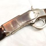 Winchester Model 1873 Deluxe 1st Model Rifle Full Nickel Finish - 5 of 12