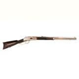 Winchester Model 1873 Deluxe 1st Model Rifle Full Nickel Finish - 2 of 12