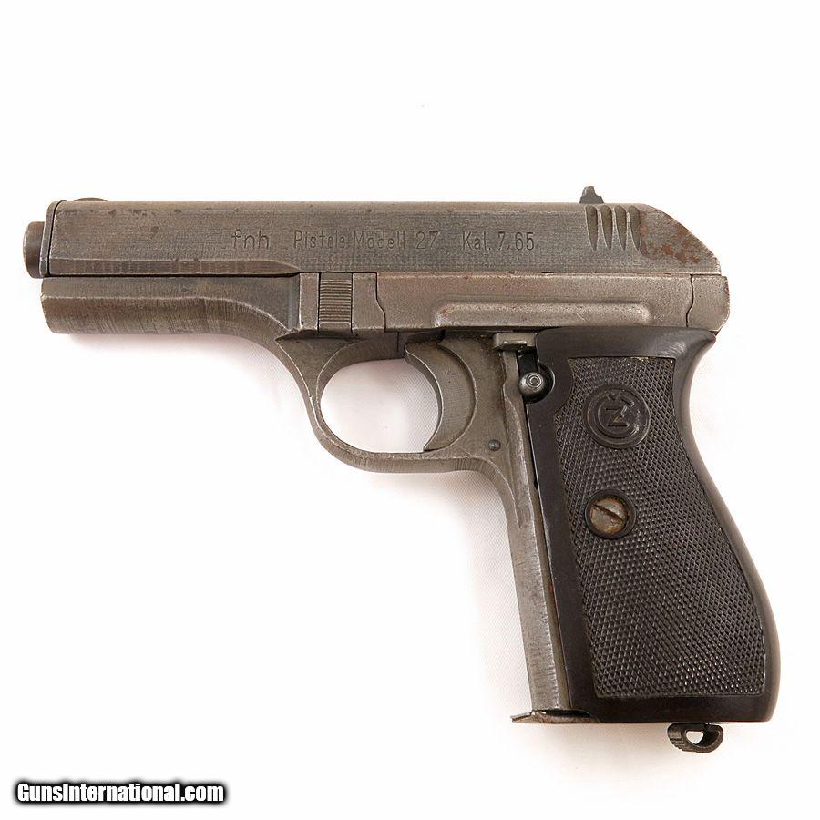 Wwii Cz Model 27 Cal 7.65 Nazi Marked Pistol