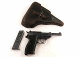 WWII Nazi Spreewerk P.38 Pistol & Holster - 1 of 10
