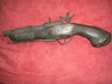Flintlock early gun as you see on the picture, real wood and cast iron - 4 of 5