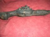 Flintlock early gun as you see on the picture, real wood and cast iron - 5 of 5