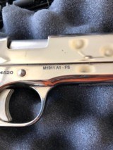 Cimarron Arms Nickel 1911 45acp Pistol - pristine - 6 of 12