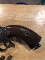 1854 E. Lefaucheux 6-1/2”Pinfire Revolver w/ Fancy Trigger Guard - Inv Brevette on left side of Barrel Lug. - 3 of 11