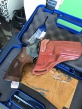 Smith & Wesson Classic Model 29 - .44 Magnum - 4” Never Fired w/Holster,Wood and Hogue Grips - Orig. Box and Box of Ammo. FREE SHIPPING - 10 of 13