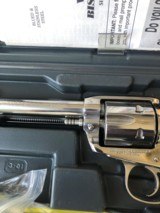 Ruger Bisley Vaquero 5-1/2 Stainless Steel SA w/orig. box, owners manual, cylinder rod & Leather Holster - 3 of 14