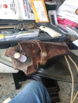 Ruger Bisley Vaquero 5-1/2 Stainless Steel SA w/orig. box, owners manual, cylinder rod & Leather Holster - 10 of 14