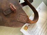 S&W1911 - 4.75” 1911 - Like New - Gunsmith inspected and with Edgar-Kress stamped 1944 leather shoulder rig - original and not repro - 2 mags. - Image 13 of 15