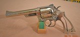Smith & Wesson Pre Model 29 44 Magnum, Engraved and Nickeled - 5 of 14