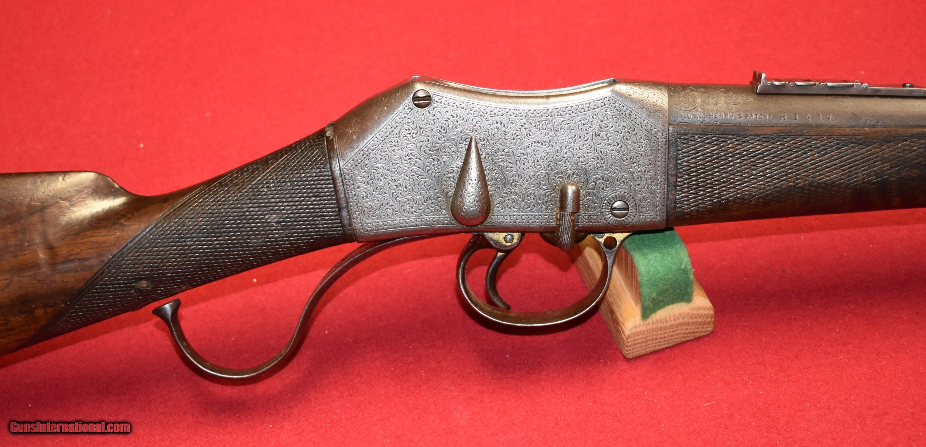 1872 MartiniHenry Sporting Rifle, 577450, factory engraved, w