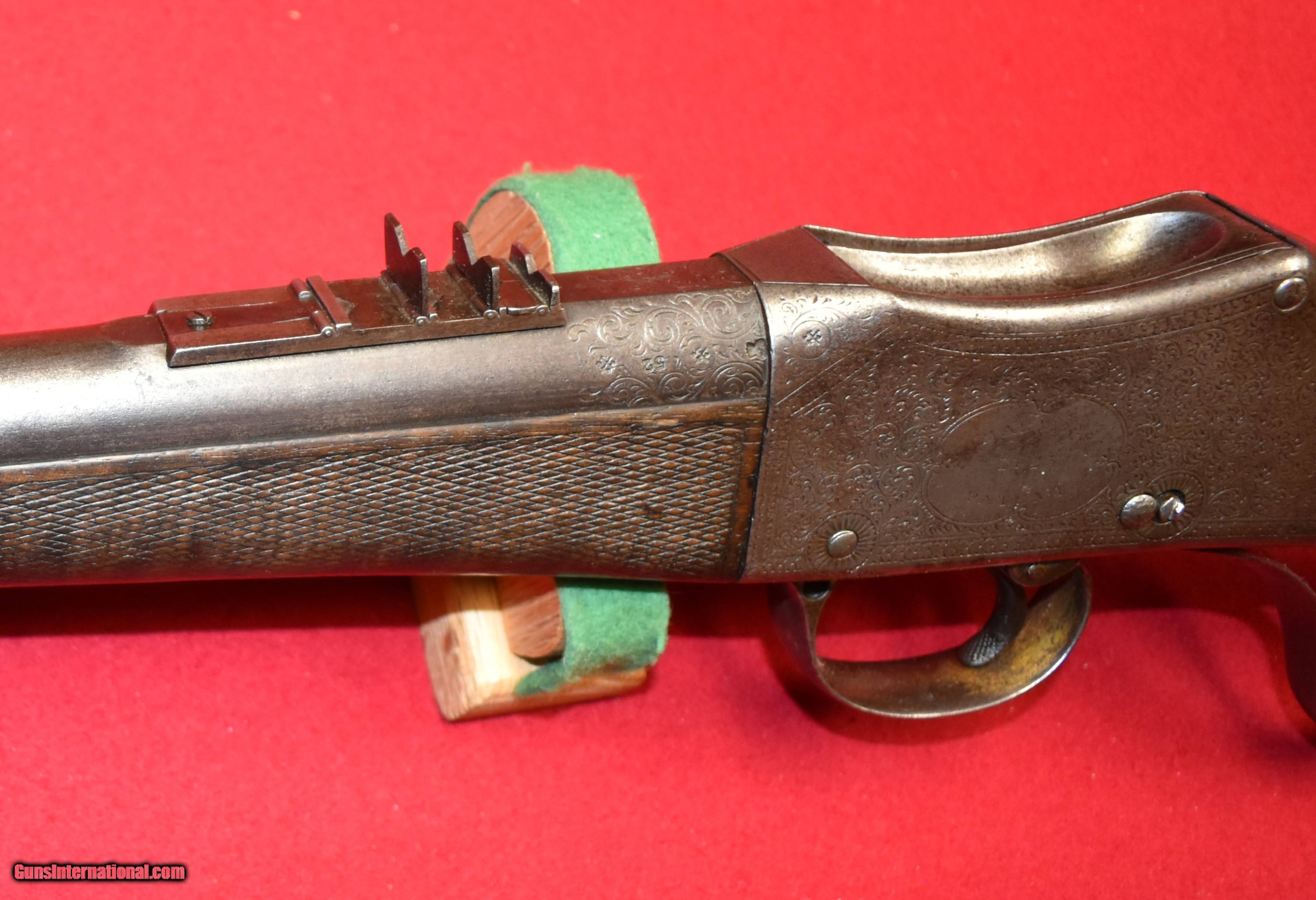 1872 MartiniHenry Sporting Rifle, 577450, factory engraved, w