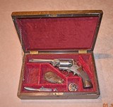 Massachusetts Arms Company, Factory Cased and Engraved, Navy Revolver - 1 of 14
