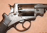 Massachusetts Arms Company, Factory Cased and Engraved, Navy Revolver - 4 of 14