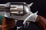 079-0416-3907, Remington M-1875 with .44 stamped on triggerguard. 70% original nickel - 12 of 15