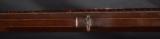 079-0917-5029 Engraved Virginia Style Long Rifle Carved and Silver Inlaid stock. It is .38 cal percussion with tiger striped maple stock. - 9 of 11