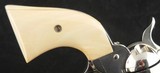 Colt Single Action, from Custom Shop with original cardboard box. Nickel and Ivories - 3 of 15
