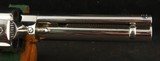 Colt Single Action, from Custom Shop with original cardboard box. Nickel and Ivories - 4 of 15