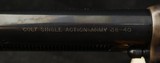 079-0224-7184, Colt Single Action 3rd Generation 38-40.  c.1996.  99% bright blue and case colors.Factory New, appears unfired. - 2 of 15