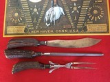 Winchester Deluxe Bone handled Carving Knife Set, Nicely Marked and Excellent Cond. - 2 of 4