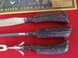 Winchester Deluxe Bone handled Carving Knife Set, Nicely Marked and Excellent Cond. - 3 of 4