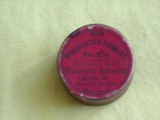 RARE! Old Winchester tin of No. 2&1/2 Primers 1880 Vintage