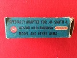 Rare! Late 1800's Remington UMC .44 S&W American- Black Powder-Box of 50 - 3 of 3