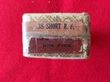 Rare! Early l900's box of Rem/UMC 38 Short Rimfire Cartridges Box of 50 - 3 of 3