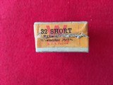 Old Box of 50 Old Winchester 32 Short Cartridges made in July of l901. - 3 of 3