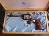 Colt Frontier Scout 22LR,75 year Wyoming Diamond Jubilee Commemorative,made in 1964,nickel with blue,4 3/4