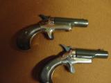 Colt #4 Derringers,22 short,matching Lord set,consecutive serial #s,fitted Colt case & sleeve,some wear,around 1960's - 12 of 12
