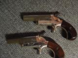 Colt #4 Derringers,22 short,matching Lord set,consecutive serial #s,fitted Colt case & sleeve,some wear,around 1960's - 11 of 12