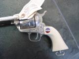 General George Patton Commemorative,from AHF,made by Uberti,fully engraved & silver plated,45LC,SAA,unfired,hang tags,certificate,letters,etc.awesome
- 7 of 12