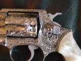 Smith & Wesson Model 60-no dash,fully scroll engraved by Hunter Flannery,1 7/8