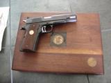 Colt 1911,Series 70,NRA 1st 100 years Centennial,Gold Cup National Match,1971,unfired 45acp,in fitted wood case,manual,test target,ket.#1731 of 2500 - 3 of 12