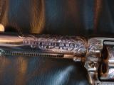 Colt Bisley 38WCF,1903,refinished nickel & master engraved by Clint Finley,real Ivory grips,4 3/4