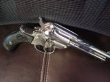 Colt Model 1877,Thunderer,41 Colt,4 1/2" fully refinished polished nickel,Billy The Kid custom case,made in 1887,awesome package ! - 11 of 12