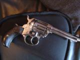 Colt Model 1877,Thunderer,41 Colt,4 1/2" fully refinished polished nickel,Billy The Kid custom case,made in 1887,awesome package ! - 8 of 12