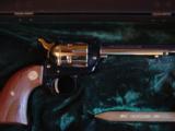 Colt Frontier Scout 22LR,Utah Golden Spike Commemorative,with plated spike,1969,gold & blued,in fitted case,& unfired in 46 years - 2 of 12