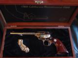 Colt Frontier Scout 22LR,California Bicentennial,200 years,made 1969,6"barrel with metal gold map of CA in fitted case - 1 of 12