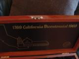 Colt Frontier Scout 22LR,California Bicentennial,200 years,made 1969,6"barrel with metal gold map of CA in fitted case - 2 of 12