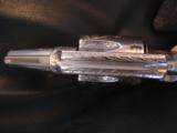 Smith & Wesson Model 60,no dash,master deep relief engraved,by Clint Finley,stag heart grips,1 3/4".38spl,polished stainless-awesome !! - 9 of 12