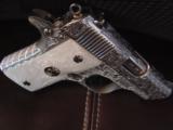 Colt Mustang Pocketlite 380,fully engraved by Flannery,polished stainless,2 3/4 - 10 of 12