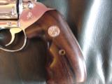 Colt Detective Special 3",3rd series,fully refinished in bright mirror nickel,1974,rosewood finger groove grips-super nice showpiece - 2 of 12