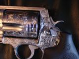 Smith & Wesson model 500,4",500 S&W magnum,fully deep engraved & fully polished by Flannery engraving,new in box,one of a kind work of art !! - 2 of 12