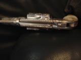 Smith & Wesson Model 49-no dash,fully deep engraved,satin nickel,Stag grips,38special,1 3/4",shrouded hammer-a work of art !! - 10 of 12