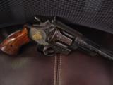 Smith & Wesson Pre model 27,Master engraved by Angelo Bee,24K horses & accents,1954,5",357mag,Turkish Walnut grips-a one of a kind masterpiece - 12 of 12