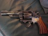 Smith & Wesson Pre model 27,Master engraved by Angelo Bee,24K horses & accents,1954,5",357mag,Turkish Walnut grips-a one of a kind masterpiece - 1 of 12
